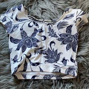 Charlotte Russ crop tee